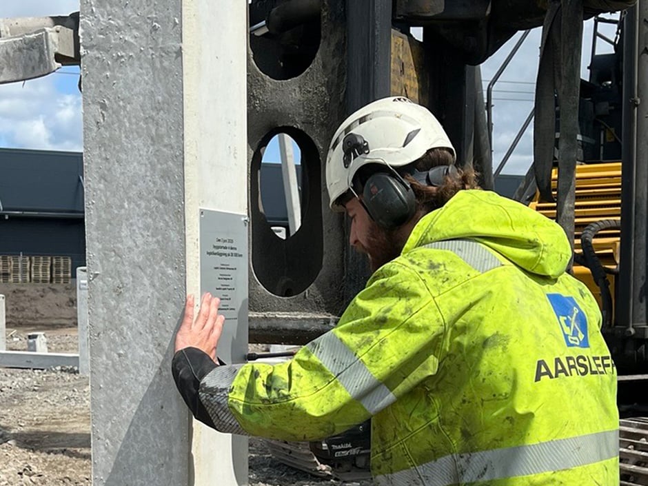 Speed Falkenberg påliningsskylt