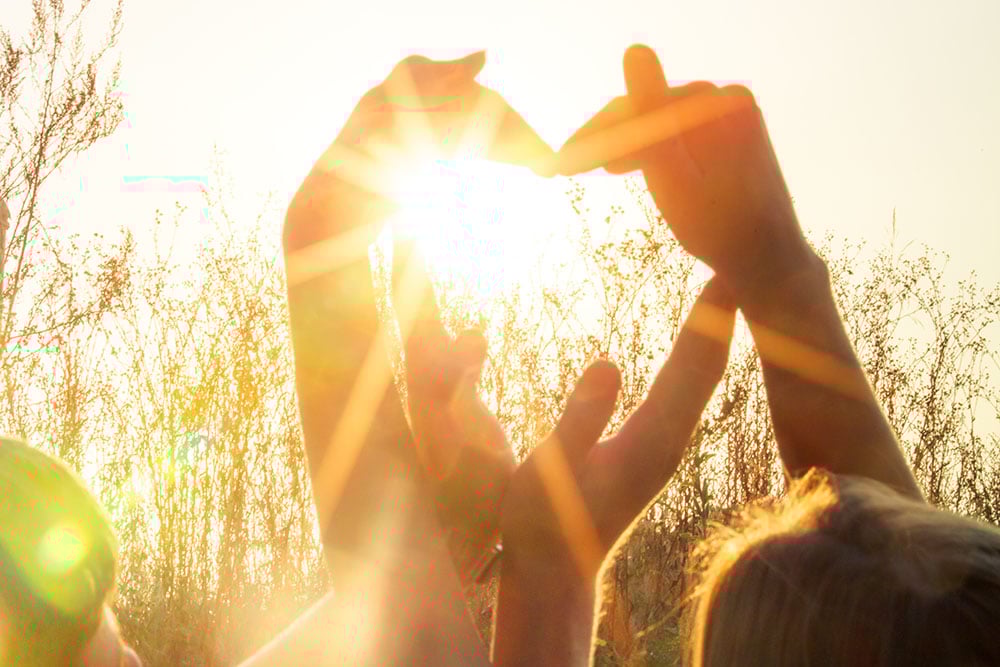 hållbarhet hjärta av människor