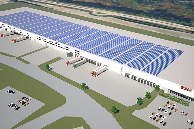 Speed installerar Nordens största solcellsinstallation